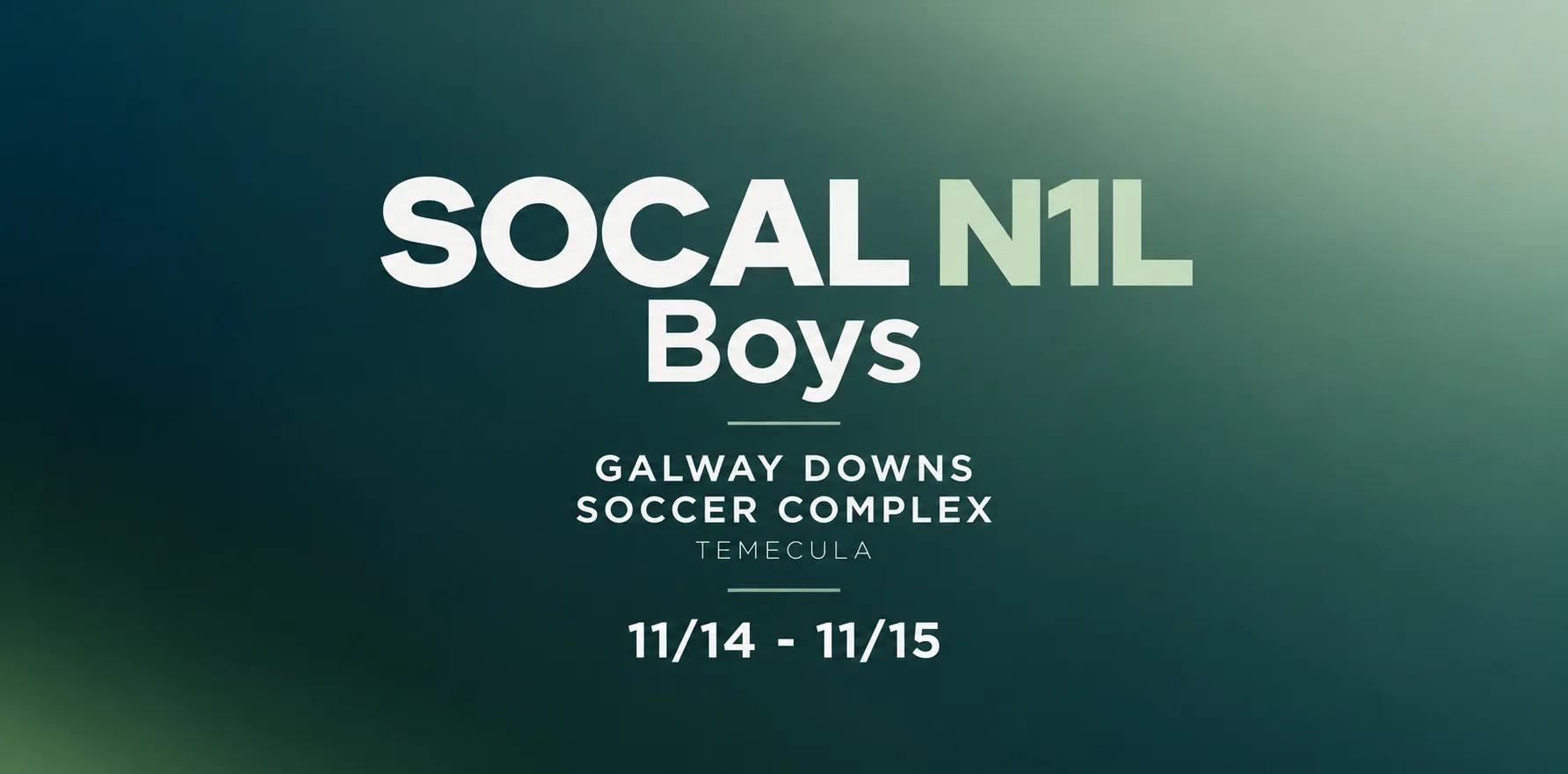 SOCAL N1L Boys